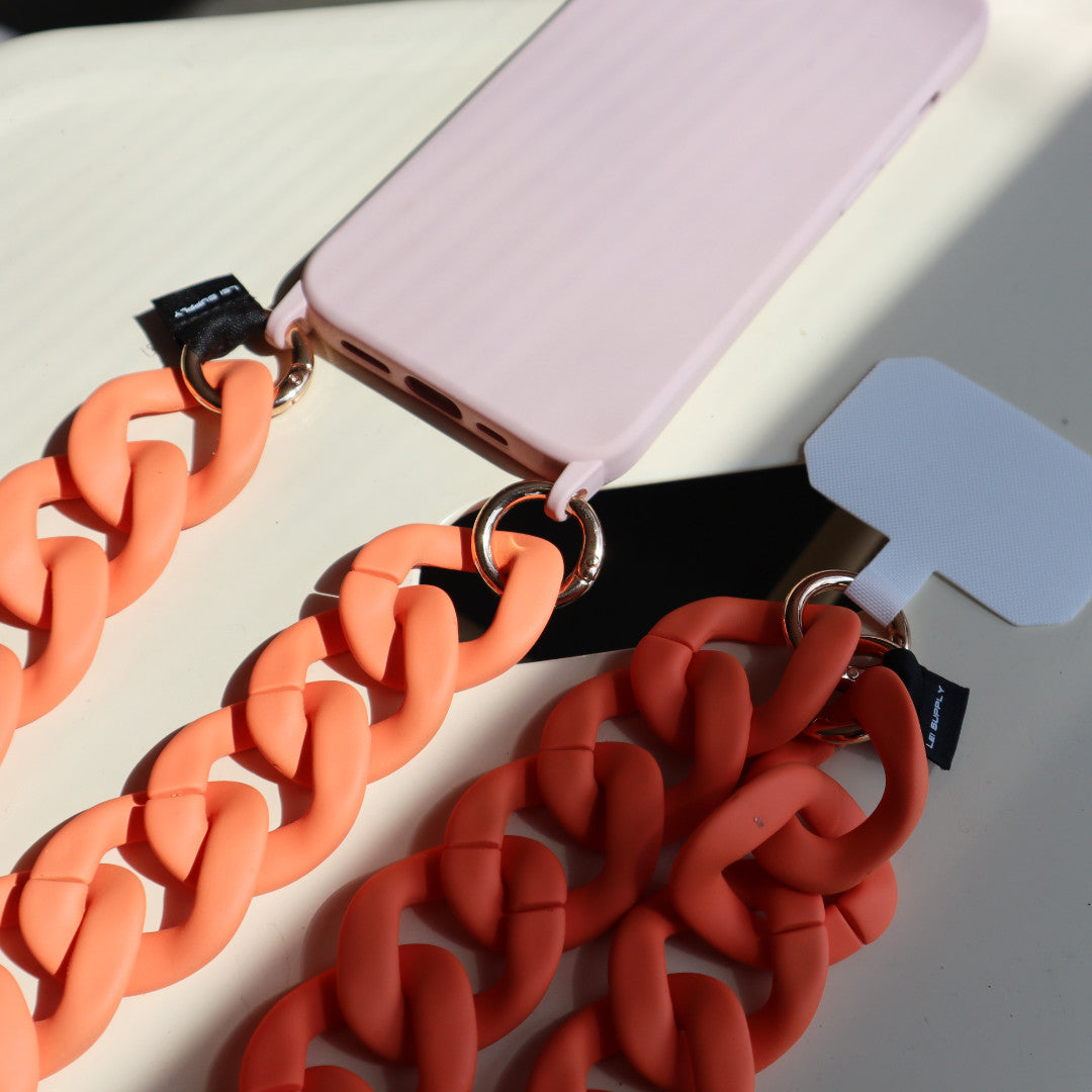 Coral - Chainz - Schlüsselanhänger & Handykette in orange