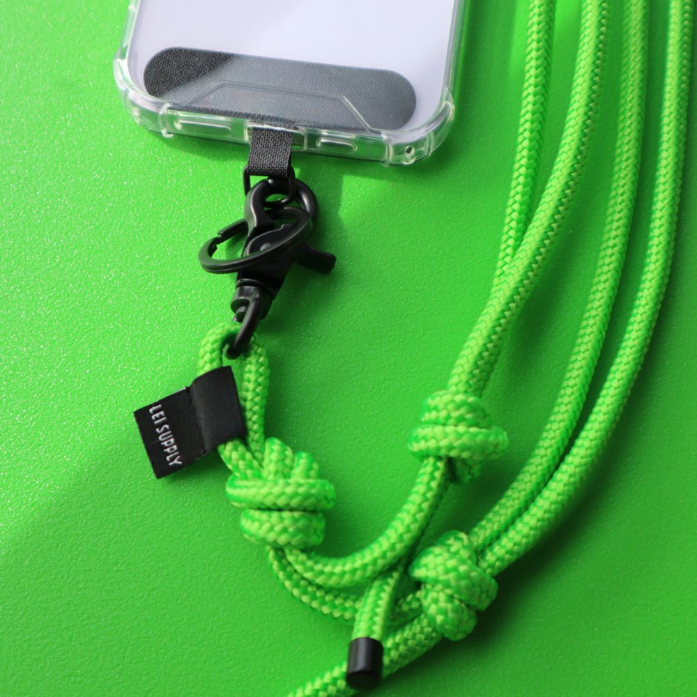 Neon Green KeyChain - handmade Schlüsselband in knall-grün - Lei Supply