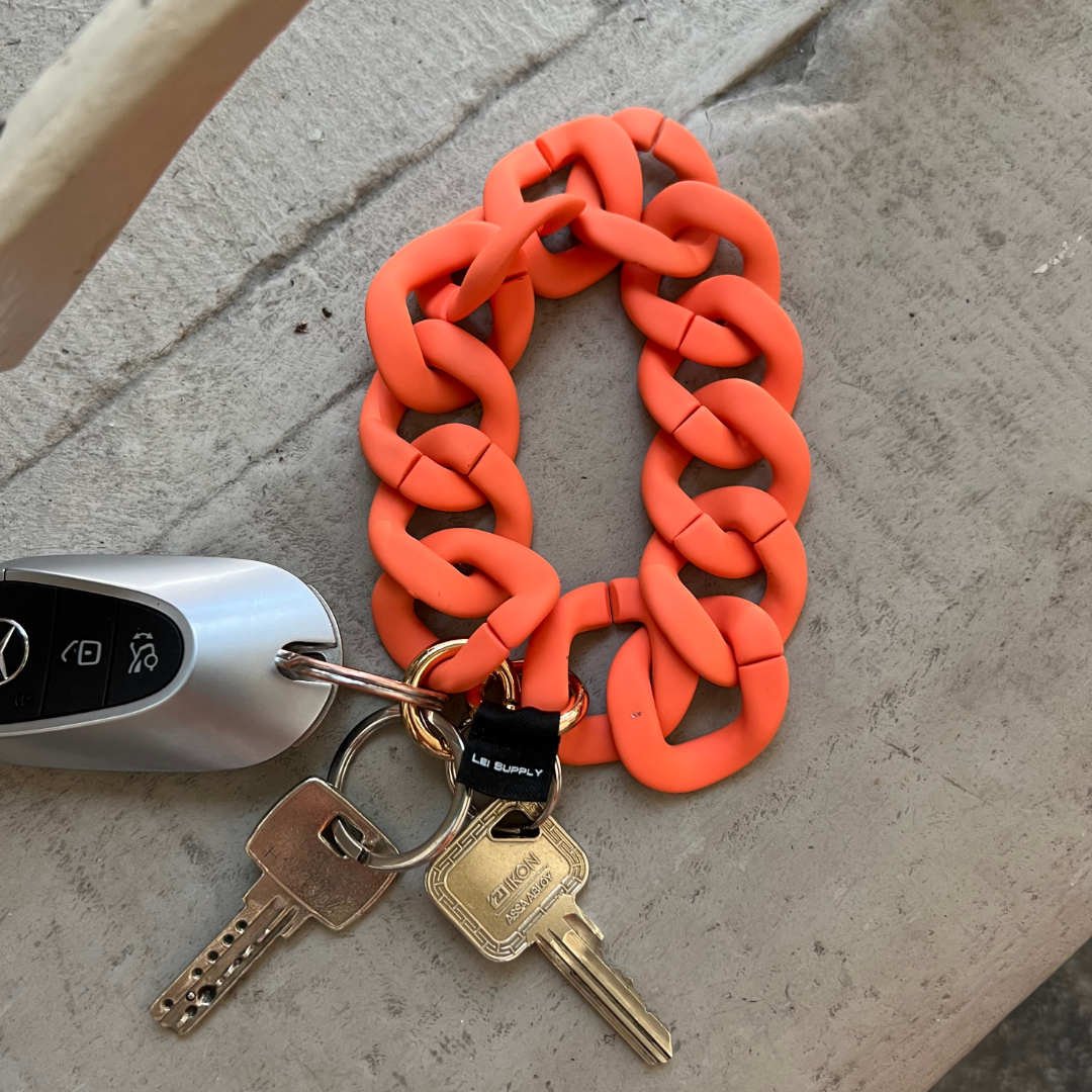 Coral - Chainz - Schlüsselanhänger & Handykette in orange