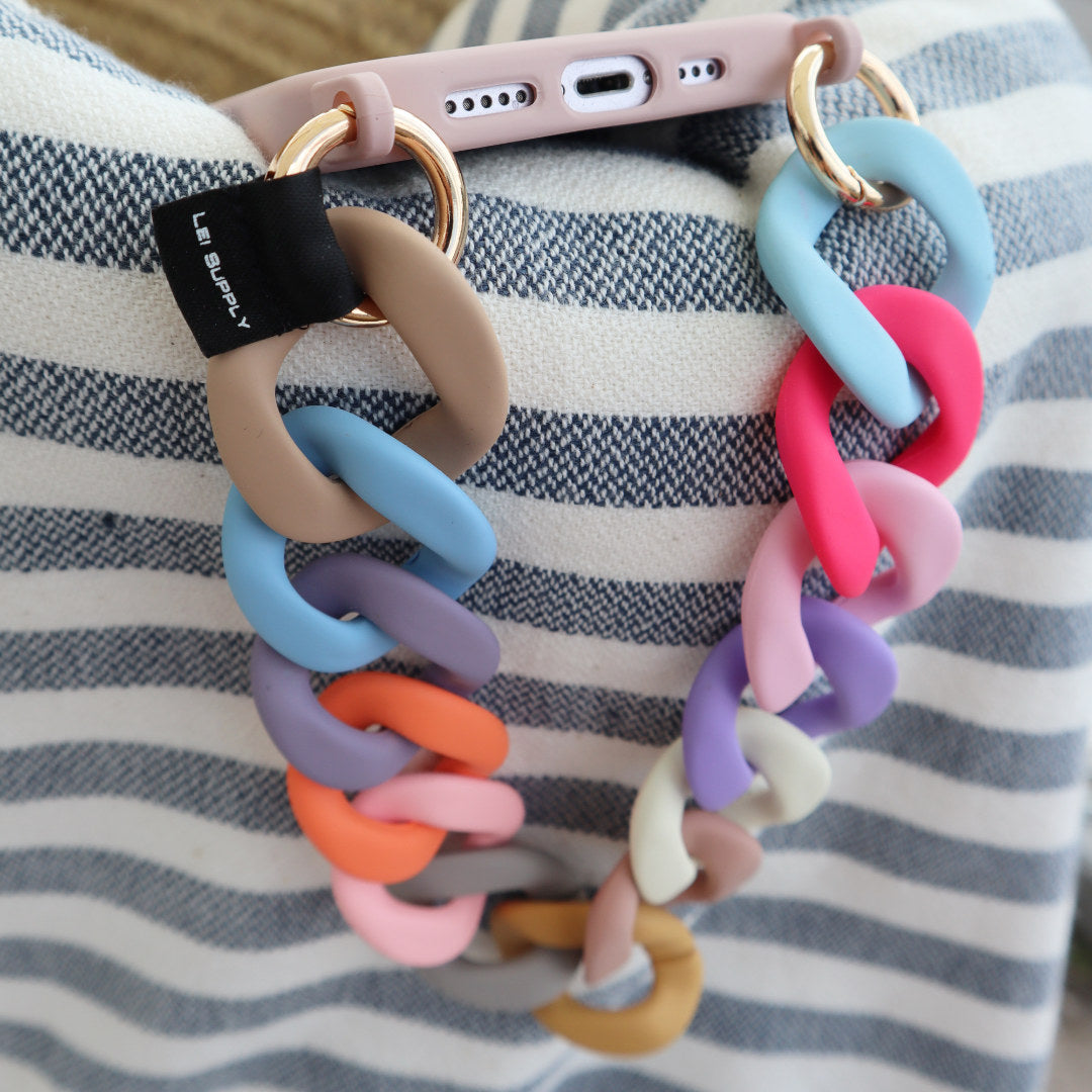 Candy - Chainz - kurze Handykette in bunt