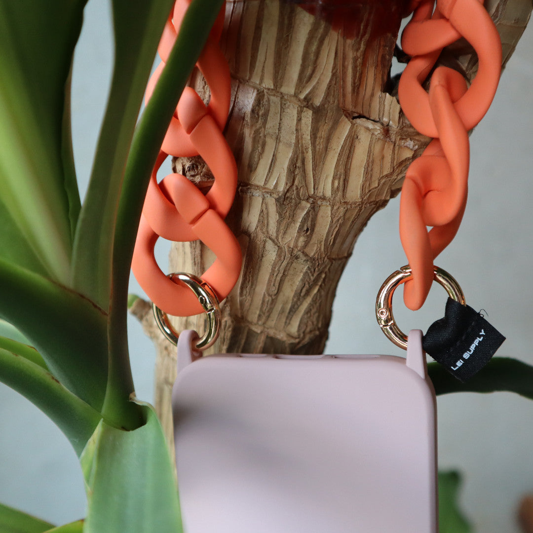 Coral - Chainz - Schlüsselanhänger & Handykette in orange