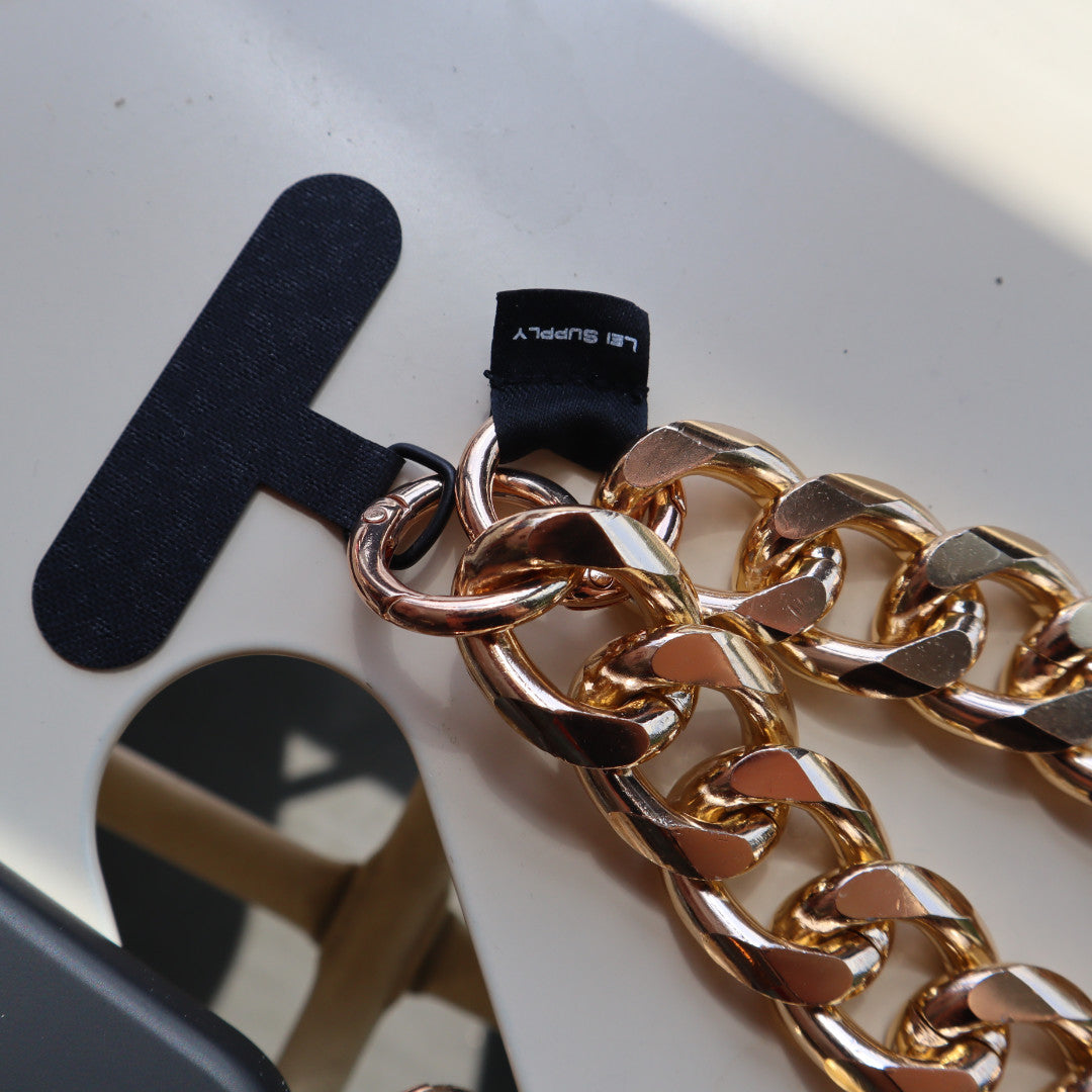 Bo$$ - Chainz - kurze Handykette in gold