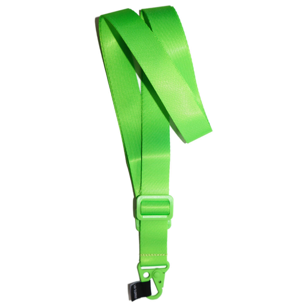 Neon Green Lanyard - verstellbares Schlüsselband in knall grün