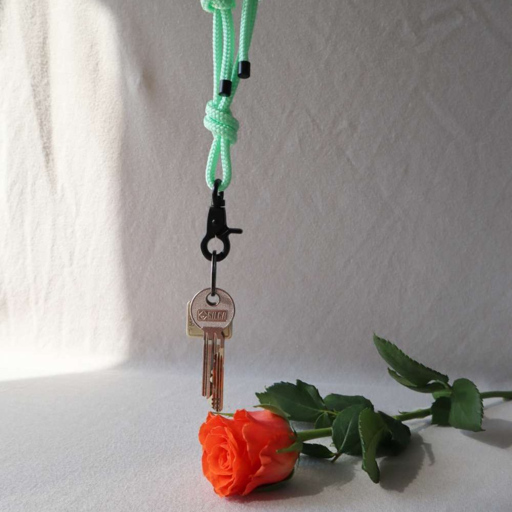 Bright Mint KeyChain - handmade Schlüsselband in mint - Lei Supply