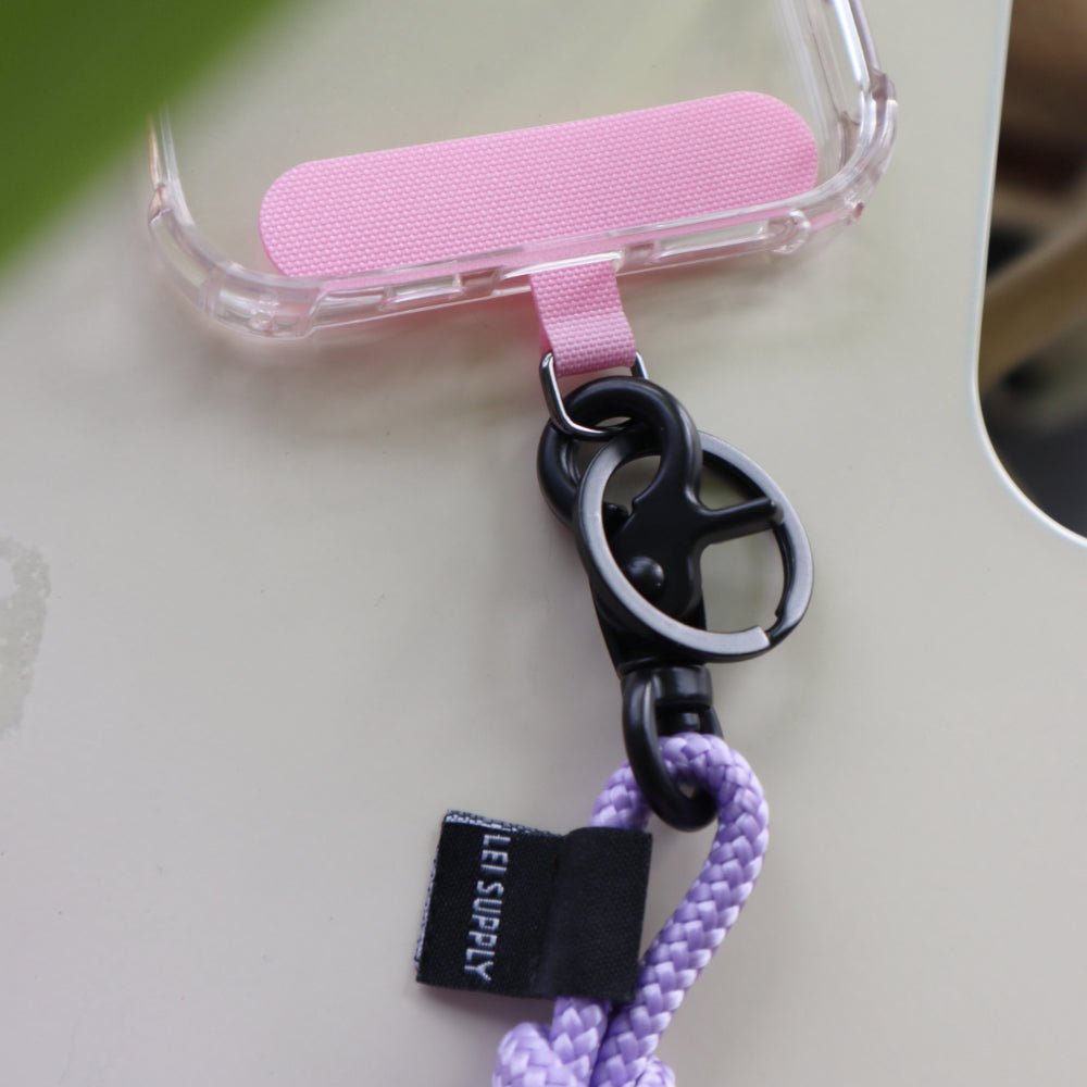 
                  
                    Lei Patch mit Ring Rosa - Universal Handyketten Patch mit Ring - Lei Supply
                  
                
