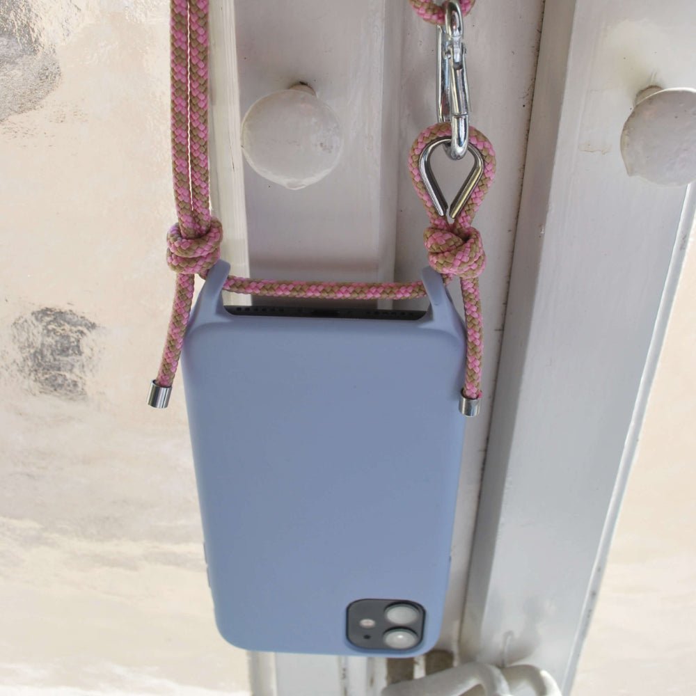 Light Blue Case - Handyhülle in hellblau mit Silikonösen - Lei Supply