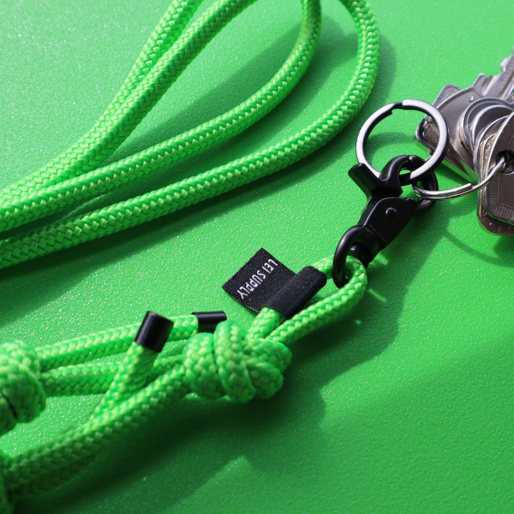 Neon Green KeyChain - handmade Schlüsselband in knall-grün - Lei Supply