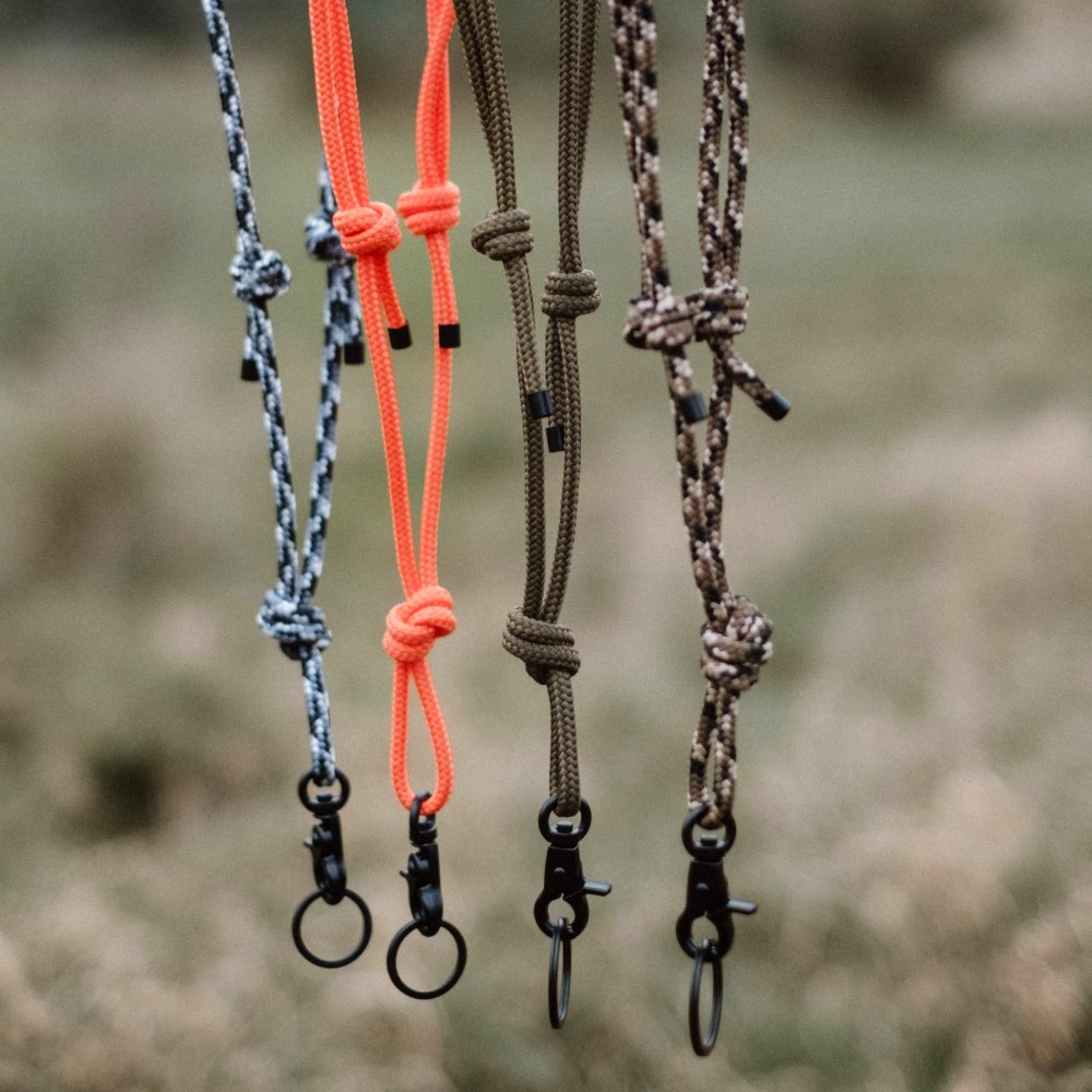 Neon Orange KeyChain - handmade Schlüsselband in orange - Lei Supply