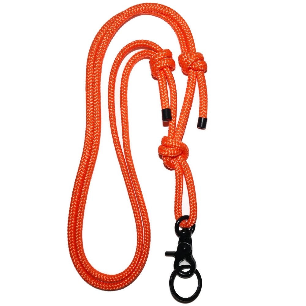 Neon Orange KeyChain - handmade Schlüsselband in orange - Lei Supply