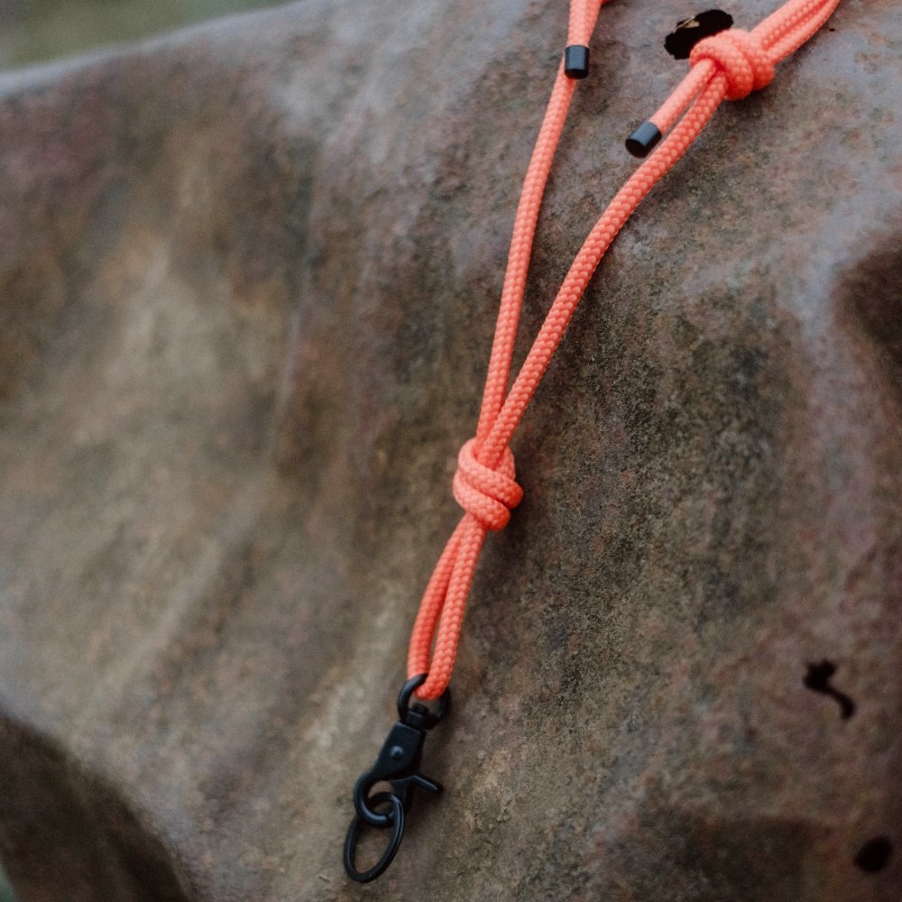 Neon Orange KeyChain - handmade Schlüsselband in orange - Lei Supply